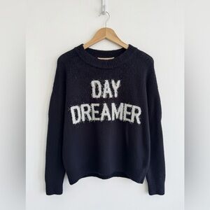 H&M Black and White Crew Neck Sweater